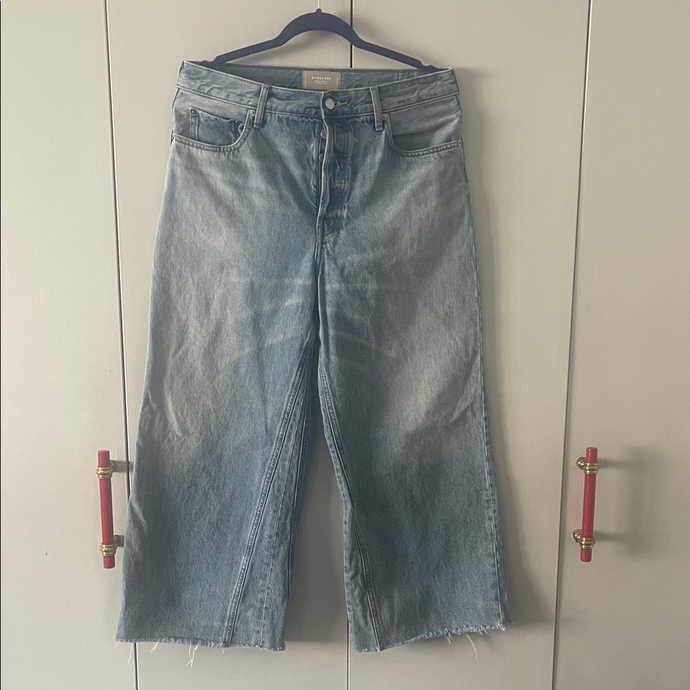 Everlane Light Blue way wide crop size 30